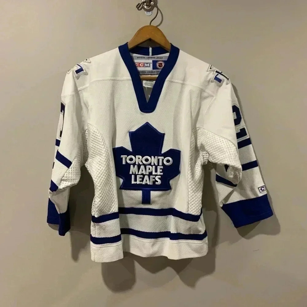 Vtg Mike Peca Toronto Maple Leafs  NHL Hockey Jersey